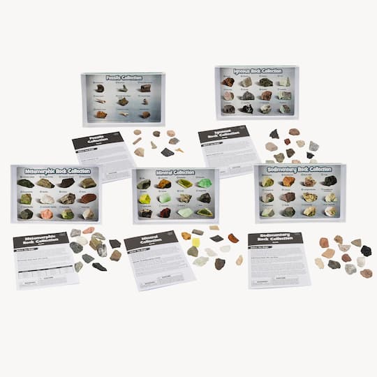 Educational Insights Complete Rock, Mineral &#x26; Fossil Set